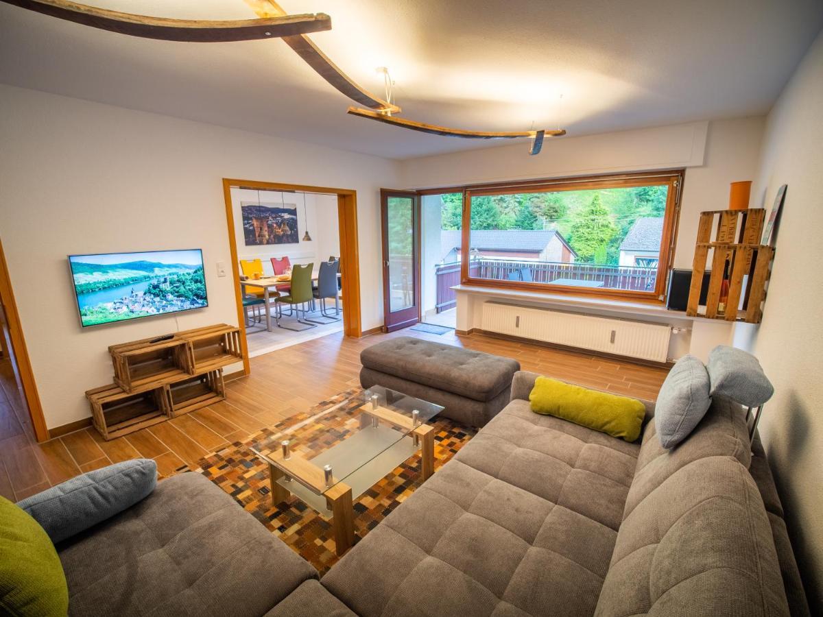 Rheintal-Ferien - 90 Qm Ferienwohnung Mit Wine & Style - Dein Urlaub Am Rhein Niederheimbach Kültér fotó